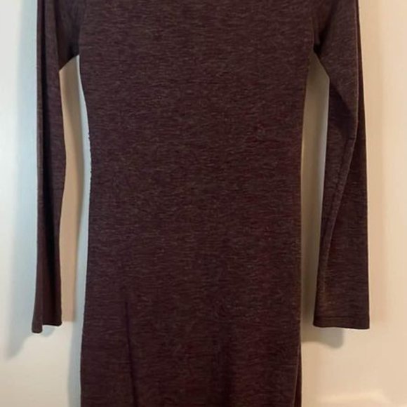 Aritzia Wilfred Plum Midi Dress, Long Sleeve - XS - Picture 2 of 2